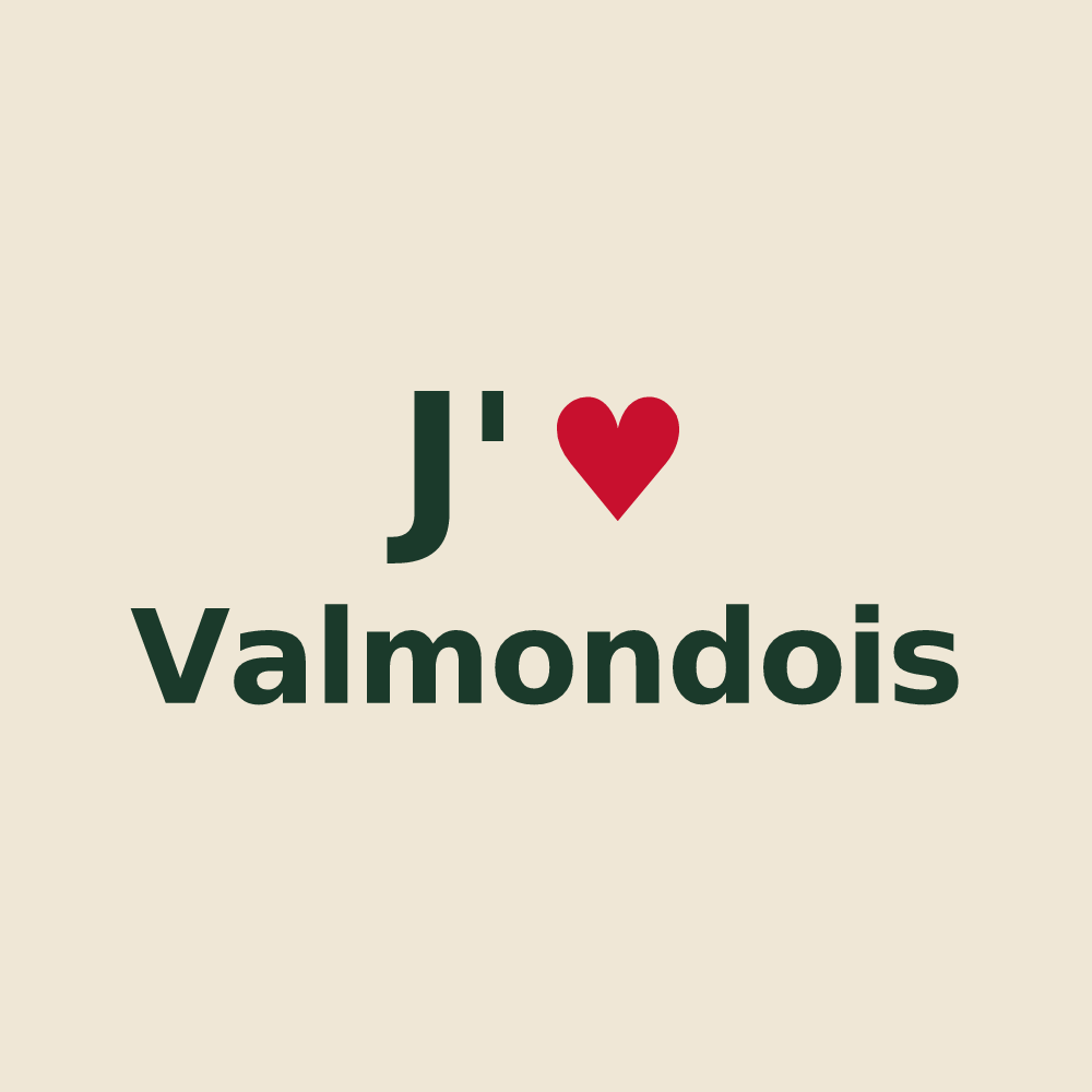 Tote bag personnalisé Valmondois — design J'aime Valmondois