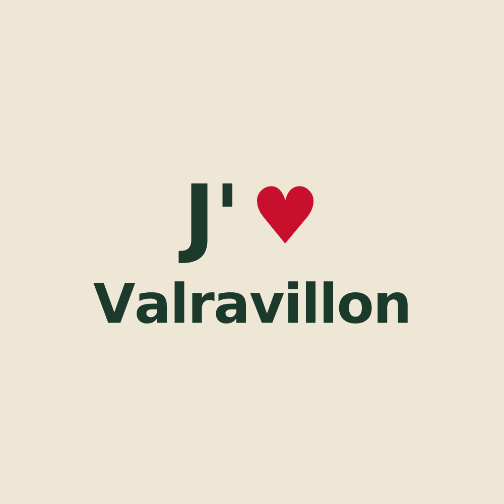 Tote bag personnalisé Valravillon — design J'aime Valravillon
