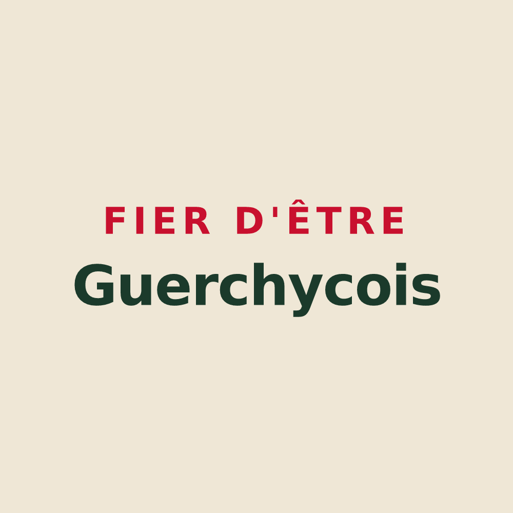 Tote bag « Fier d'être Guerchycois » — design pour Valravillon