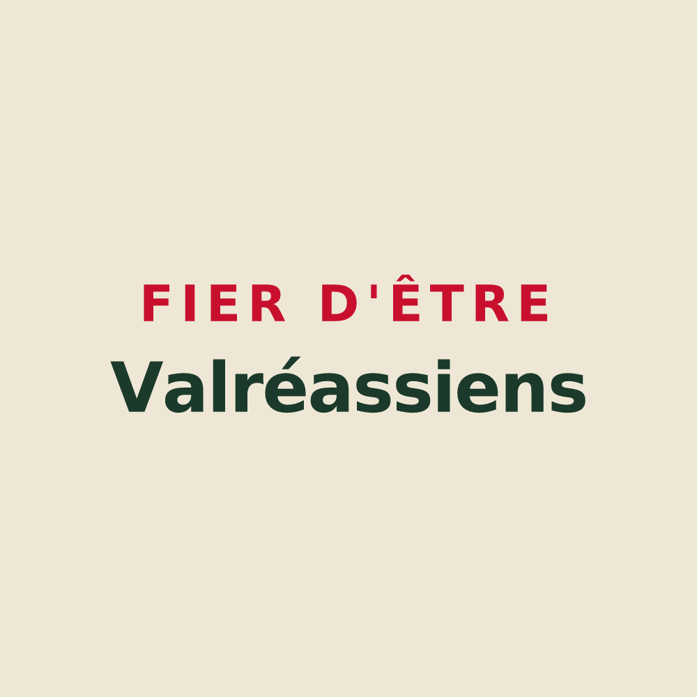 Tote bag « Fier d'être Valréassiens » — design pour Valréas