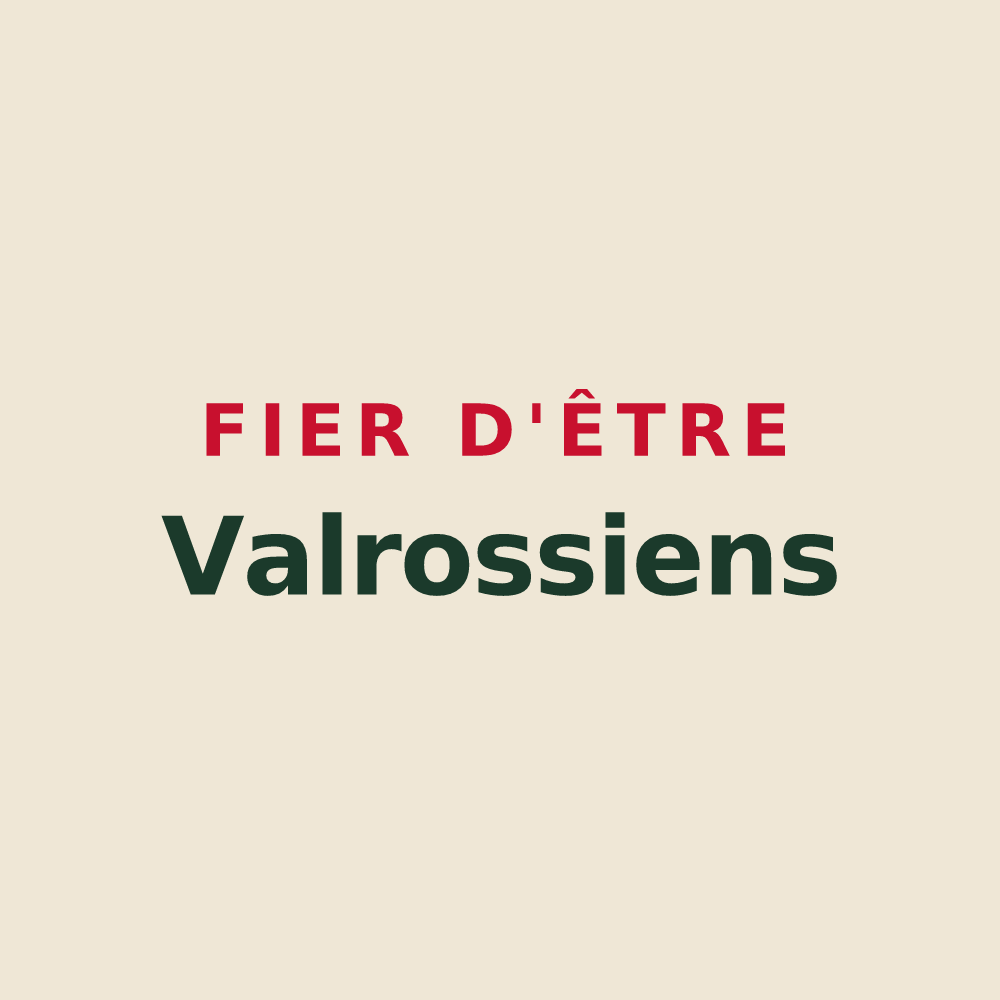 Tote bag « Fier d'être Valrossiens » — design pour Valros