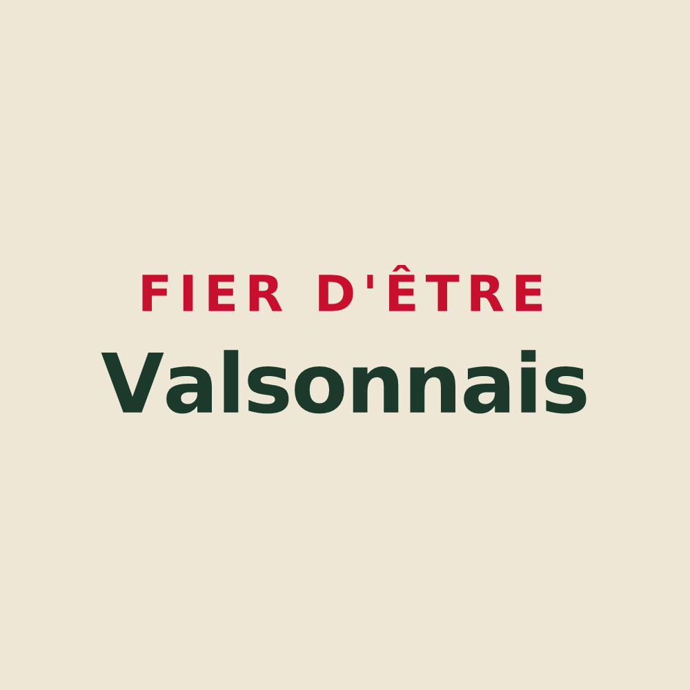 Tote bag « Fier d'être Valsonnais » — design pour Valsonne