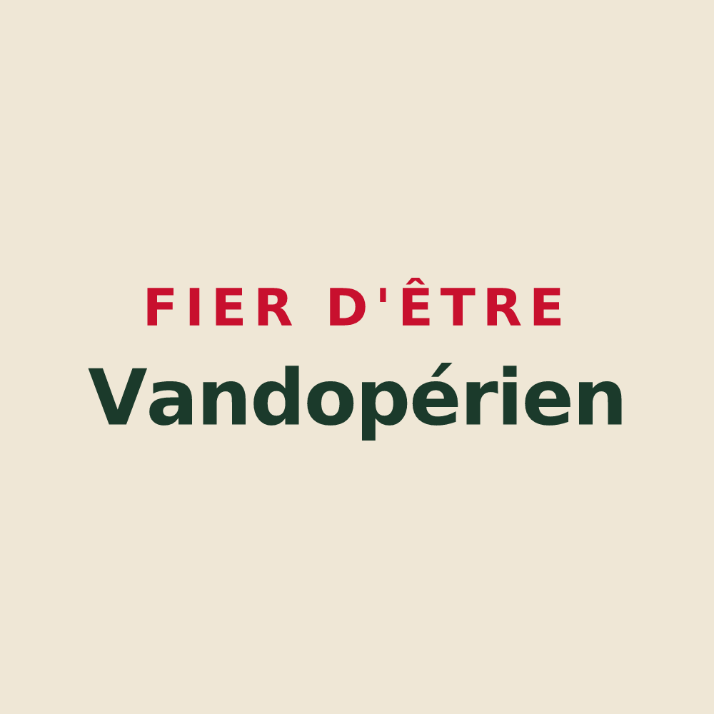 Tote bag « Fier d'être Vandopérien » — design pour Vandœuvre-lès-Nancy