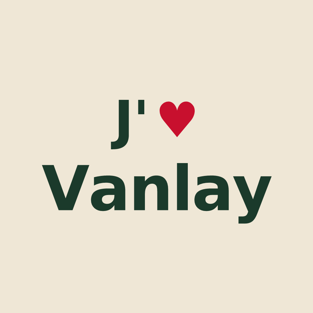 Tote bag personnalisé Vanlay — design J'aime Vanlay