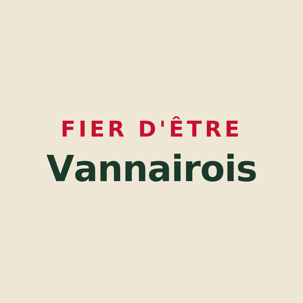 Tote bag « Fier d'être Vannairois » — design pour Vannaire