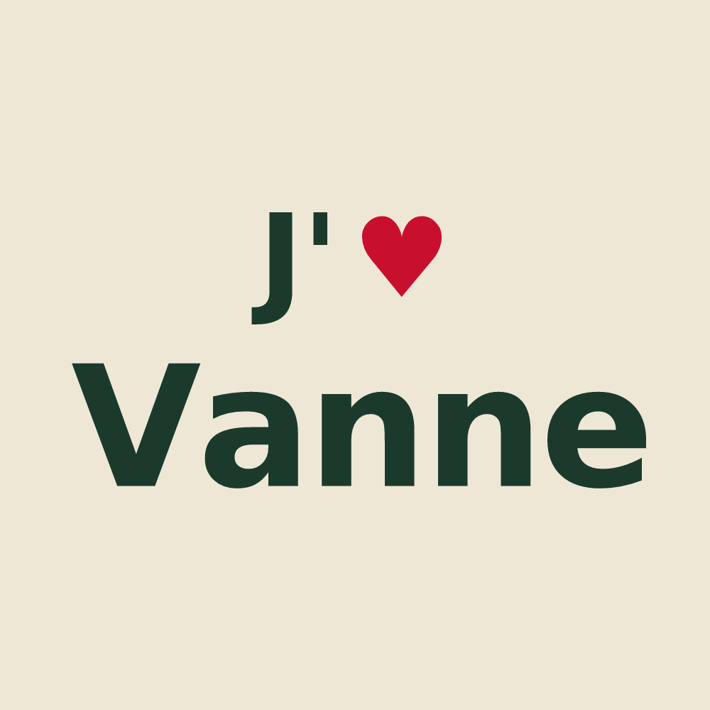 Tote bag personnalisé Vanne — design J'aime Vanne