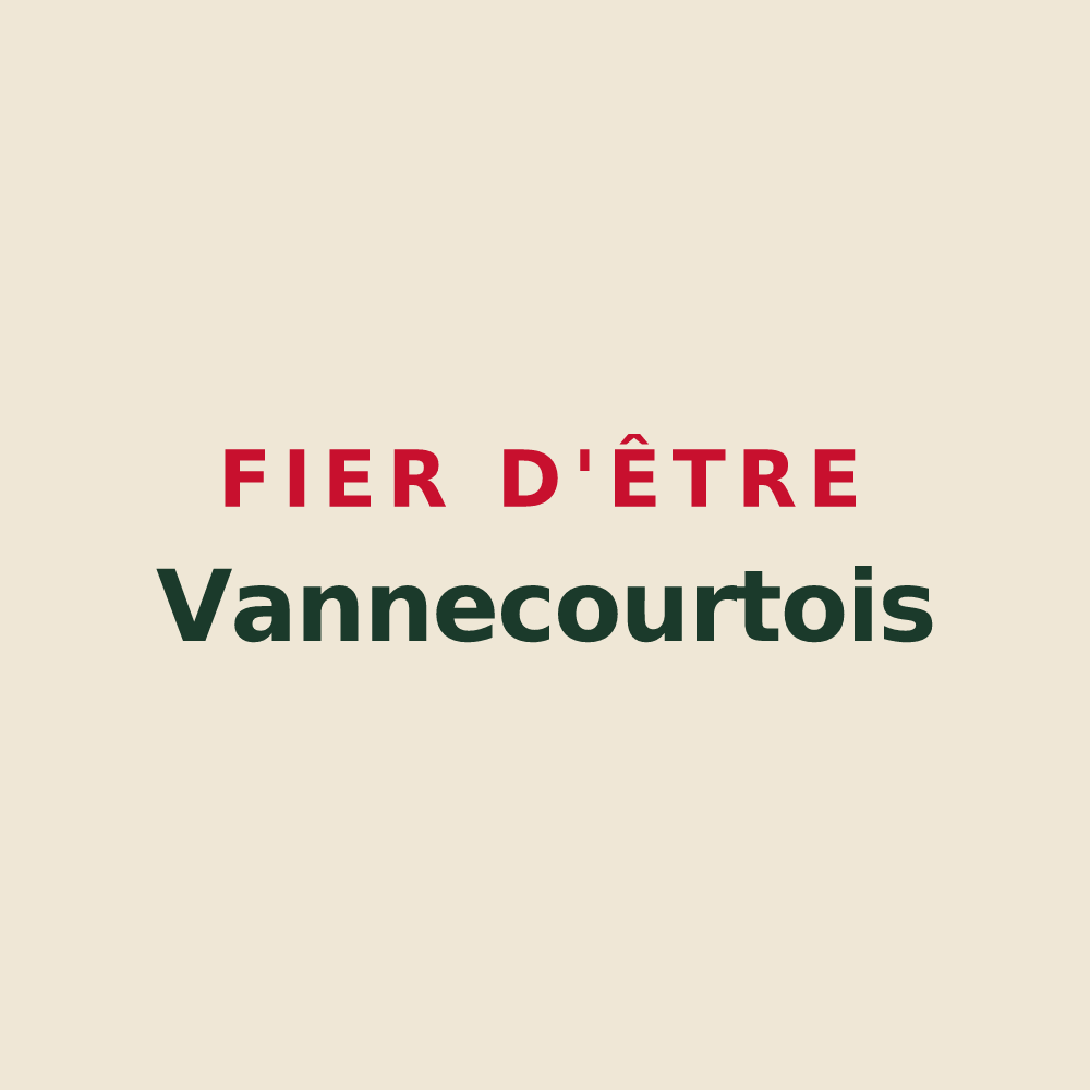 Tote bag « Fier d'être Vannecourtois » — design pour Vannecourt