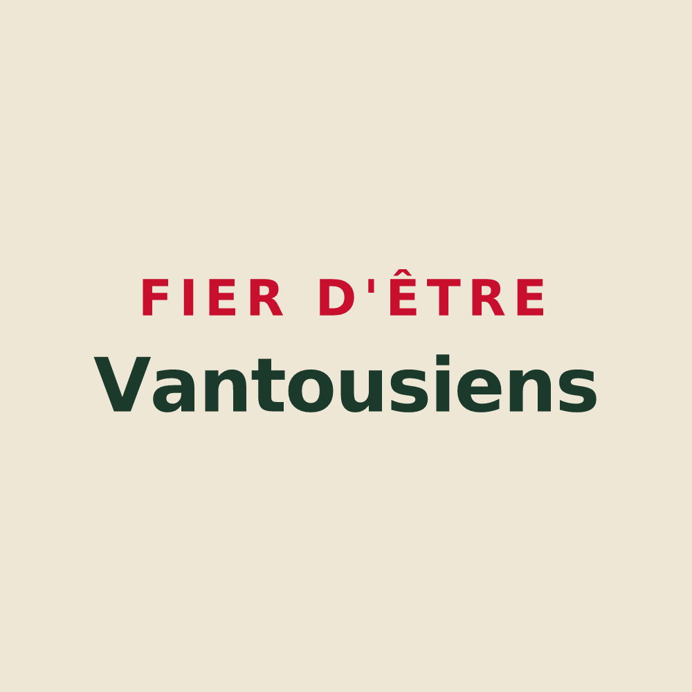 Tote bag « Fier d'être Vantousiens » — design pour Vantoux