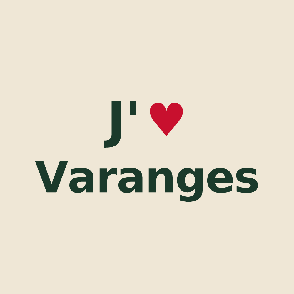 Tote bag personnalisé Varanges — design J'aime Varanges