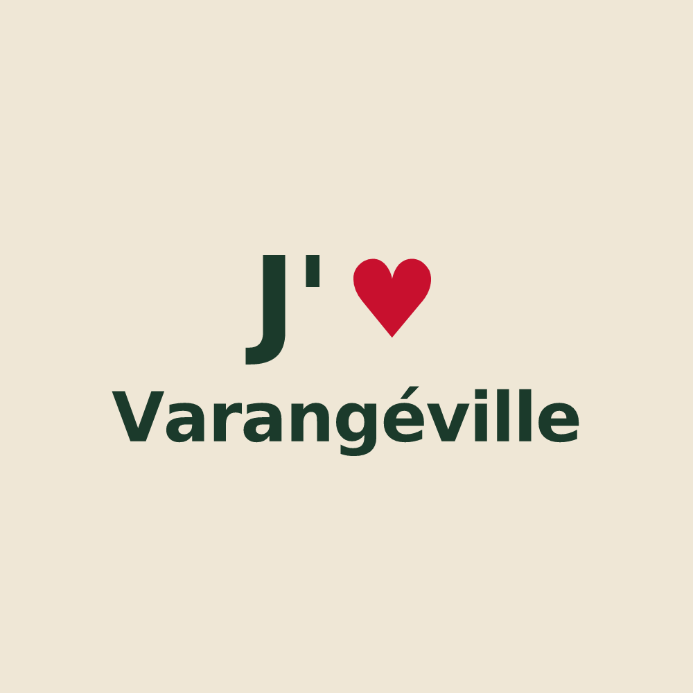 Tote bag personnalisé Varangéville — design J'aime Varangéville