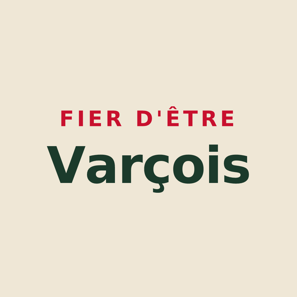 Tote bag « Fier d'être Varçois » — design pour Varces-Allières-et-Risset