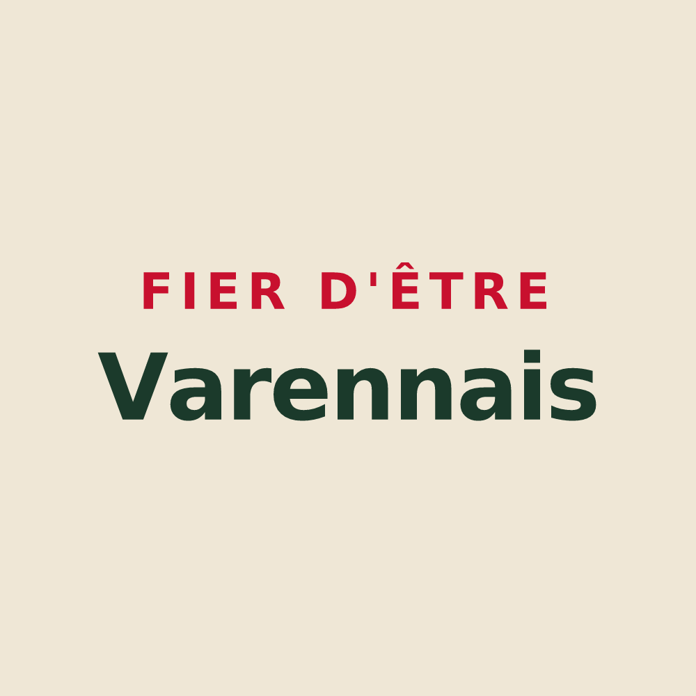 Tote bag « Fier d'être Varennais » — design pour Varennes-sur-Amance