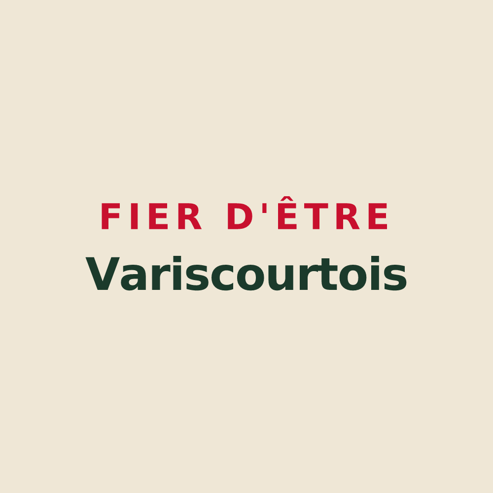 Tote bag « Fier d'être Variscourtois » — design pour Variscourt