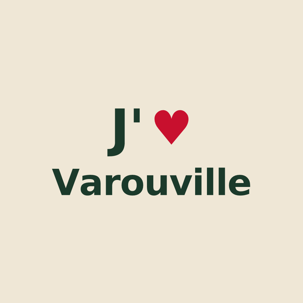 Tote bag personnalisé Varouville — design J'aime Varouville