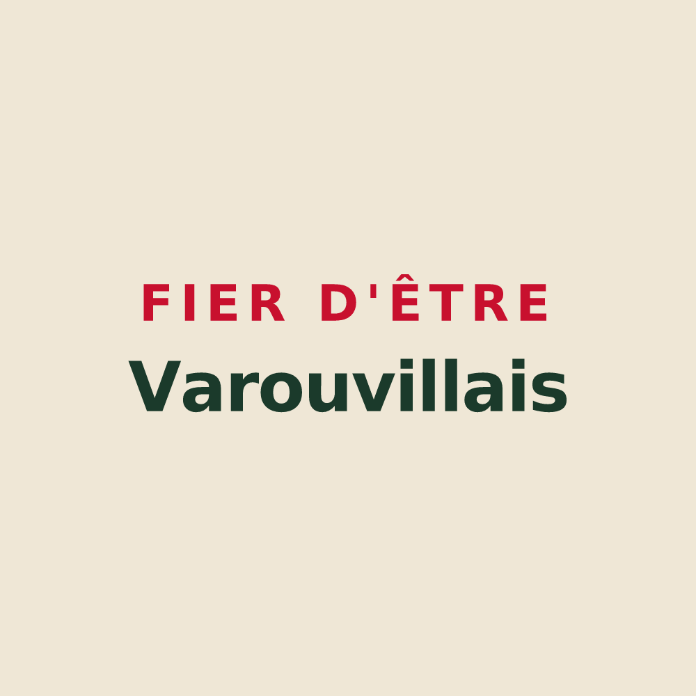 Tote bag « Fier d'être Varouvillais » — design pour Varouville