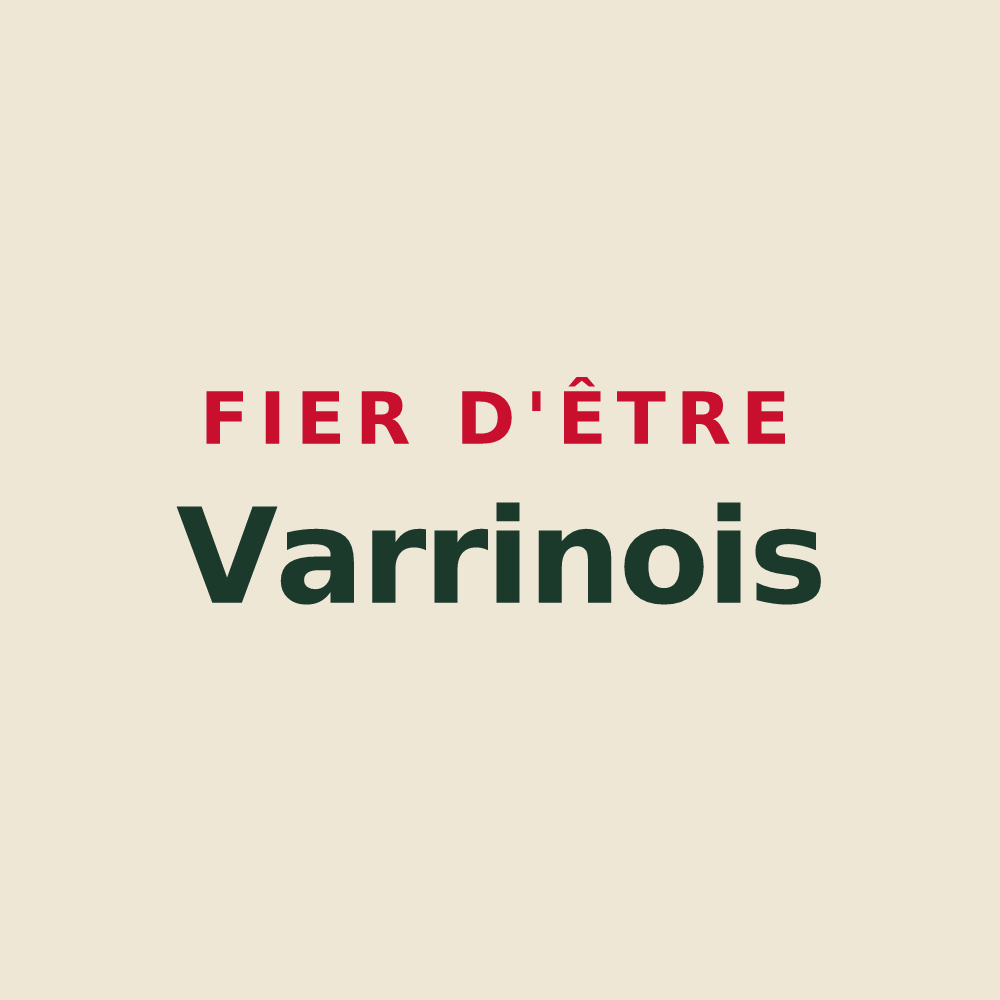 Tote bag « Fier d'être Varrinois » — design pour Varrains