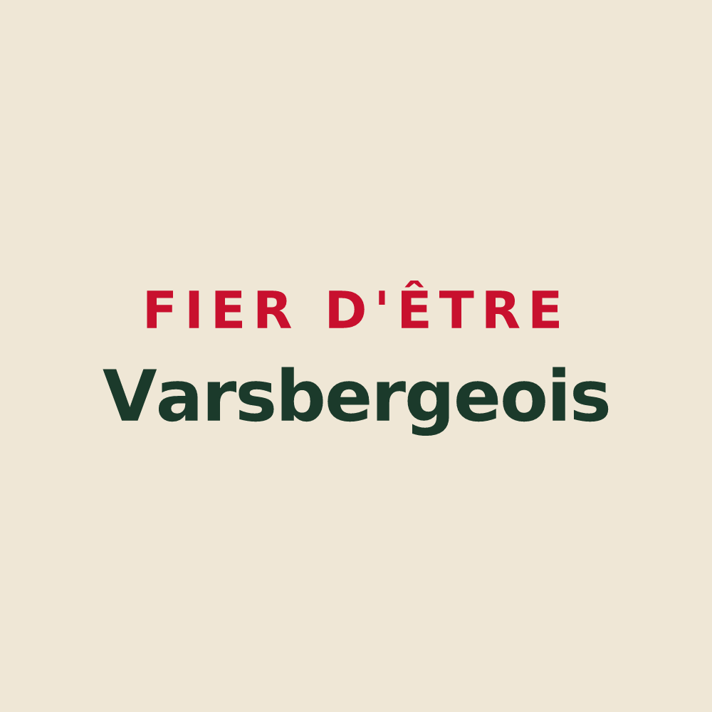 Tote bag « Fier d'être Varsbergeois » — design pour Varsberg