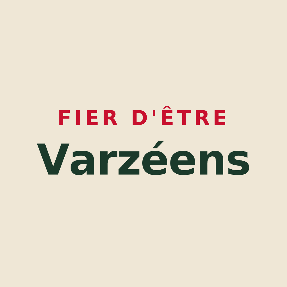 Tote bag « Fier d'être Varzéens » — design pour Varzay