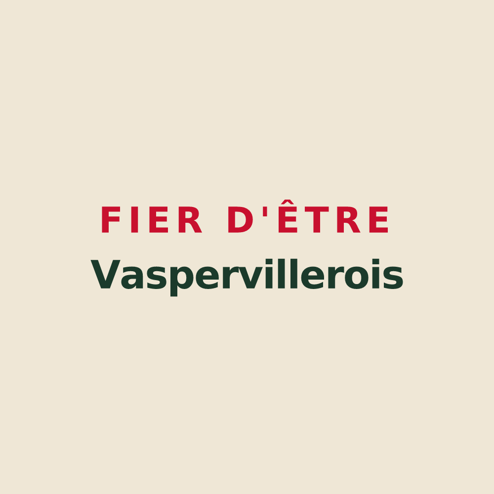 Tote bag « Fier d'être Vaspervillerois » — design pour Vasperviller