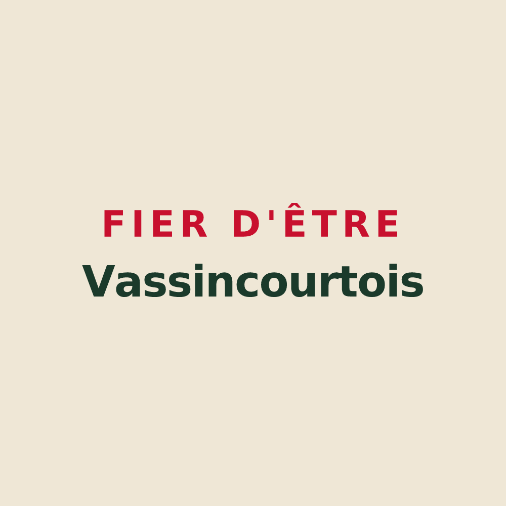 Tote bag « Fier d'être Vassincourtois » — design pour Vassincourt