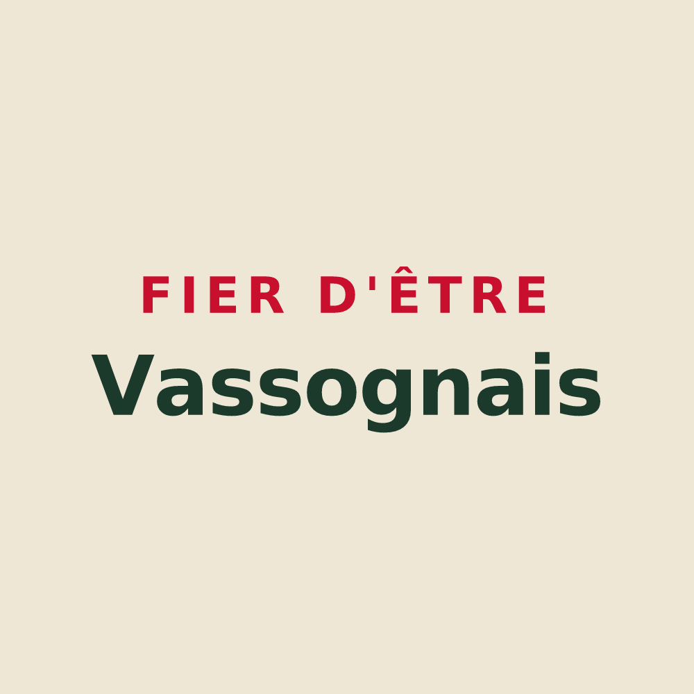 Tote bag « Fier d'être Vassognais » — design pour Vassogne