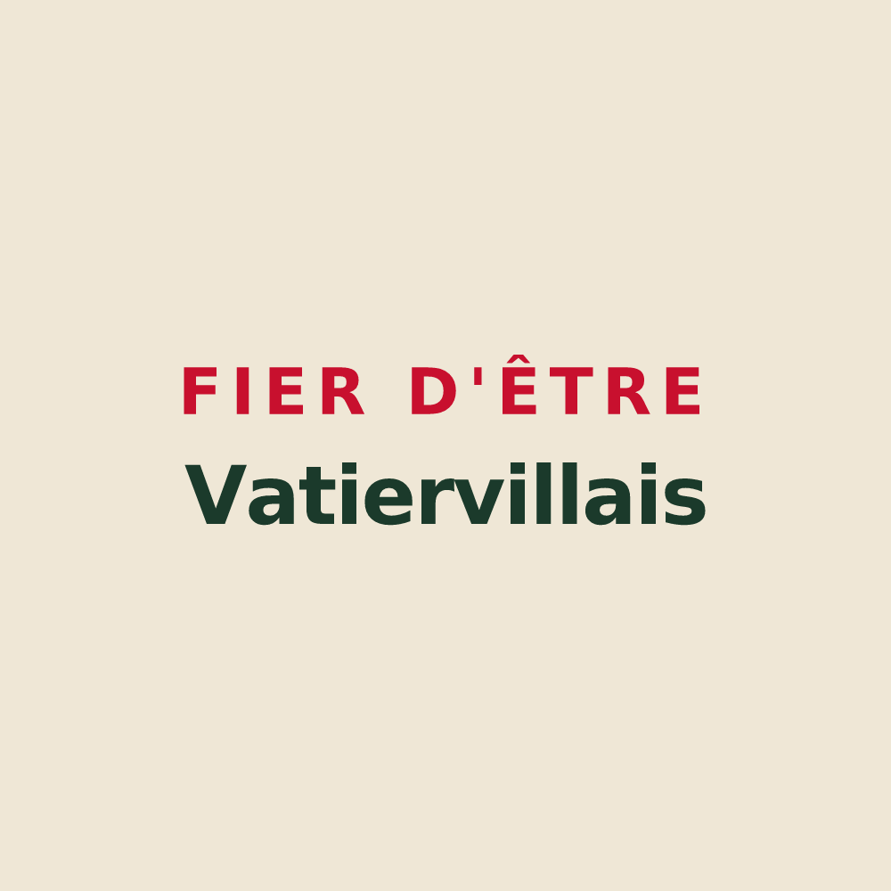 Tote bag « Fier d'être Vatiervillais » — design pour Vatierville