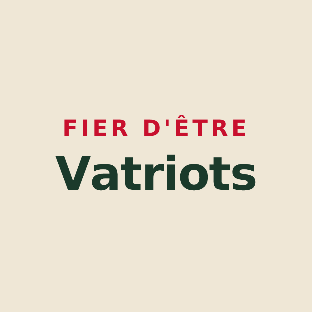 Tote bag « Fier d'être Vatriots » — design pour Vatry