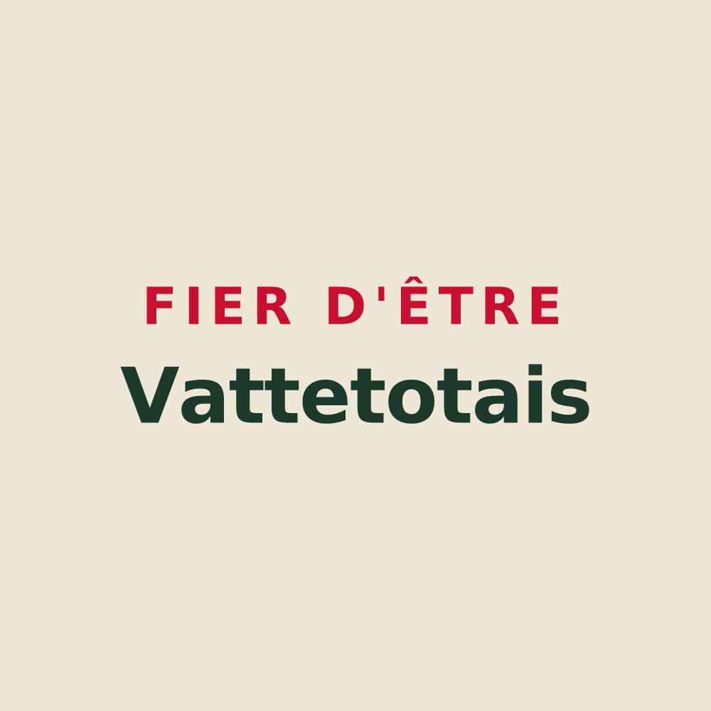 Tote bag « Fier d'être Vattetotais » — design pour Vattetot-sur-Mer
