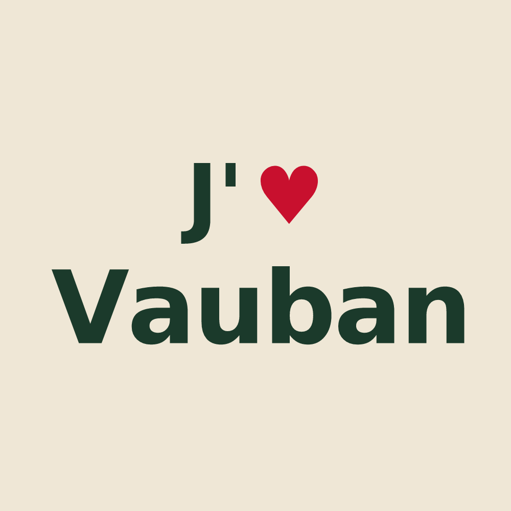 Tote bag personnalisé Vauban — design J'aime Vauban