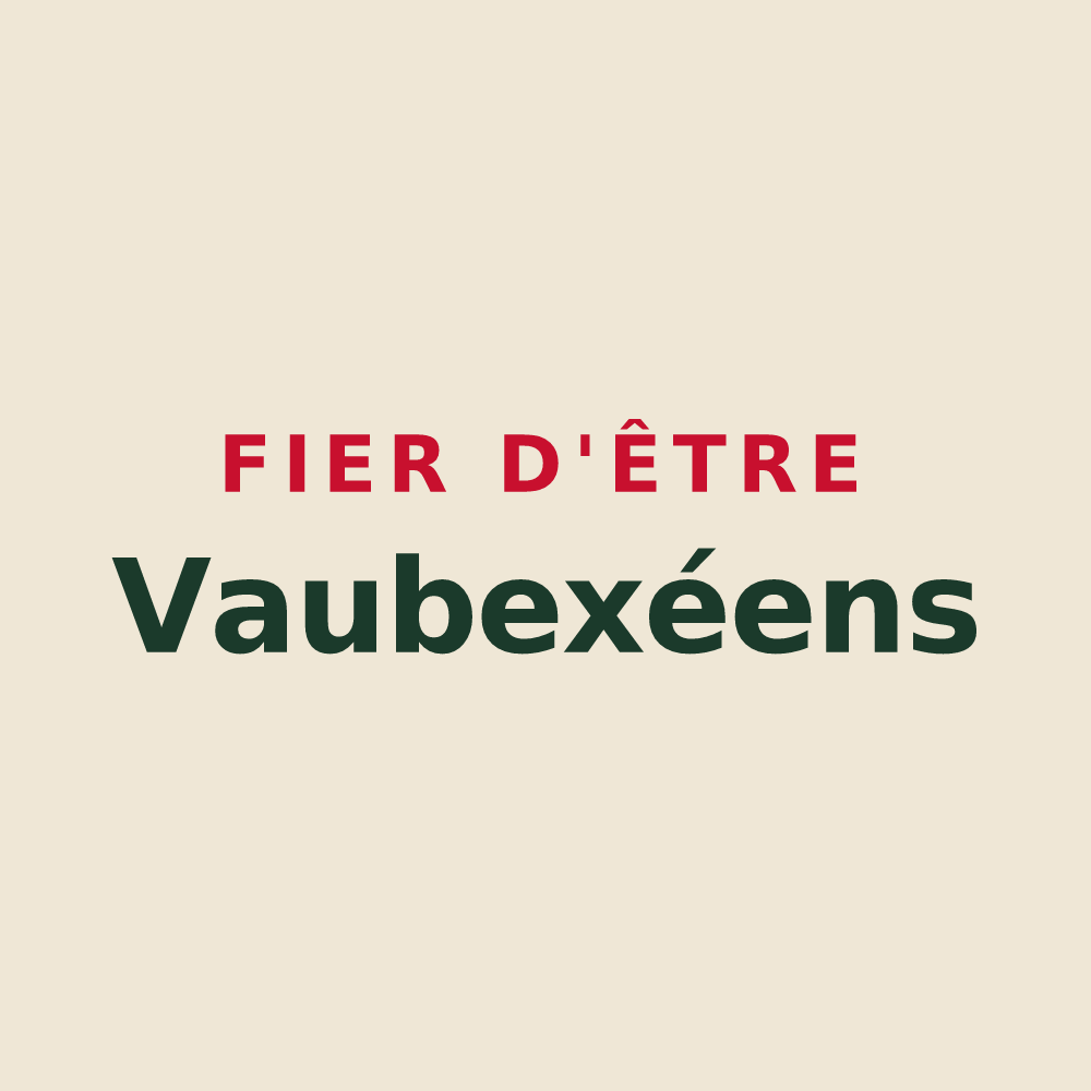 Tote bag « Fier d'être Vaubexéens » — design pour Vaubexy