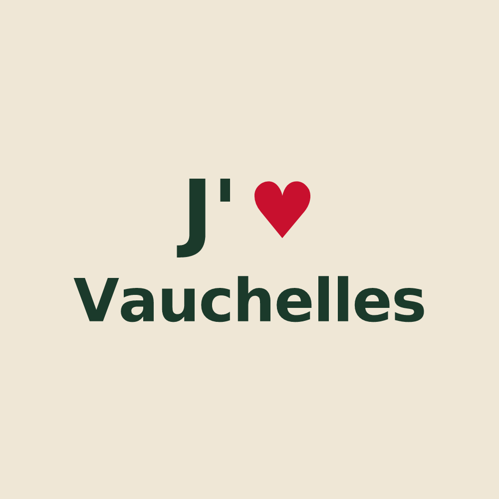 Tote bag personnalisé Vauchelles — design J'aime Vauchelles
