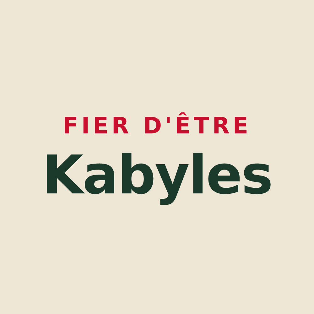 Tote bag « Fier d'être Kabyles » — design pour Vauchonvilliers