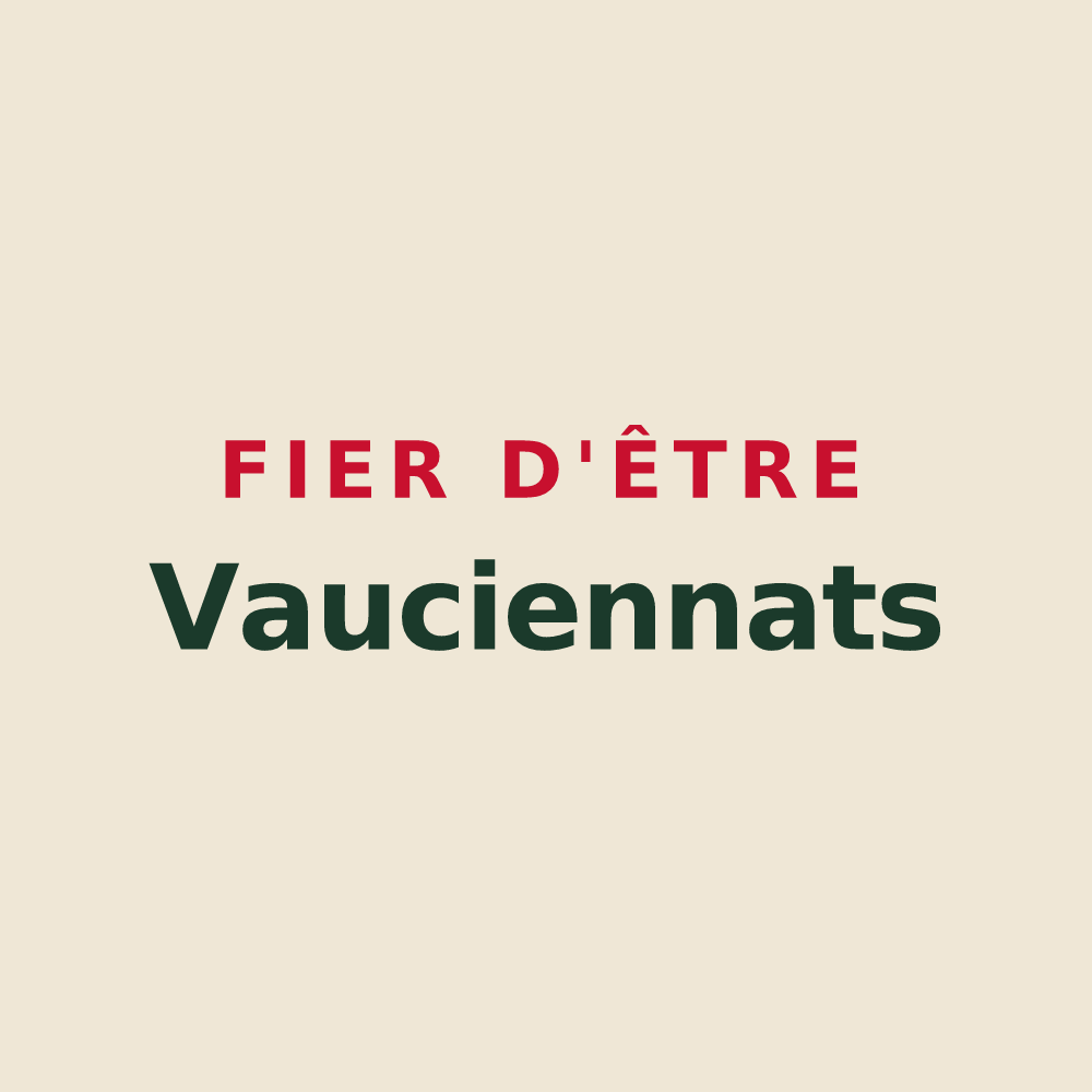 Tote bag « Fier d'être Vauciennats » — design pour Vauciennes