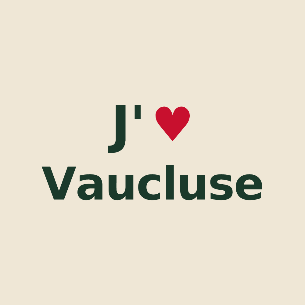 Tote bag personnalisé Vaucluse — design J'aime Vaucluse