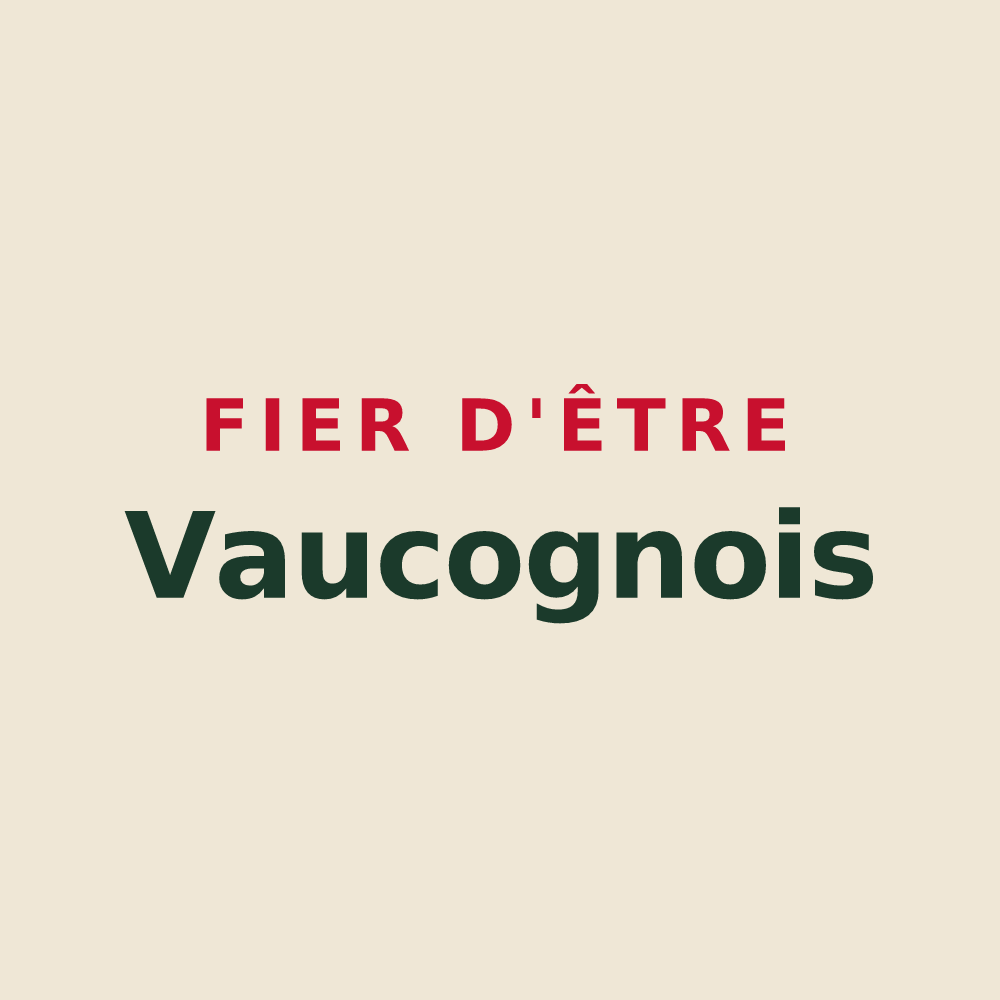 Tote bag « Fier d'être Vaucognois » — design pour Vaucogne