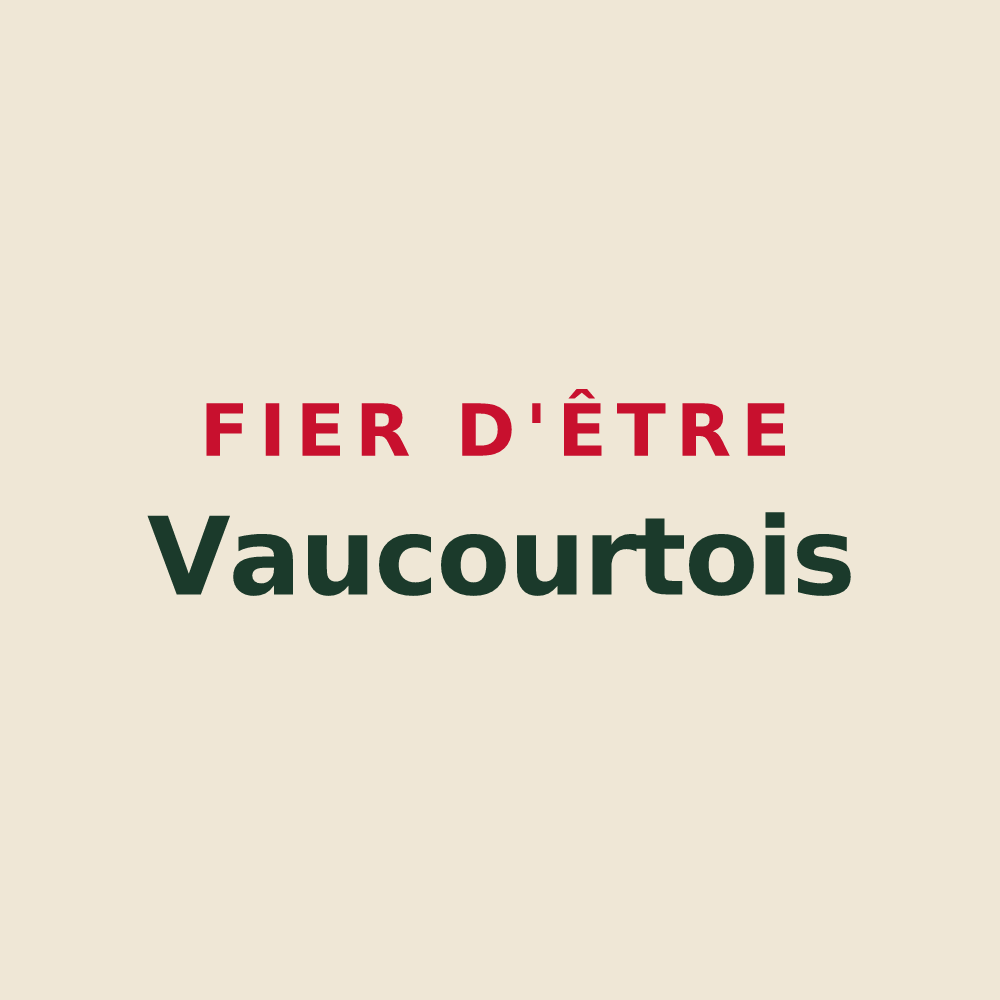 Tote bag « Fier d'être Vaucourtois » — design pour Vaucourt