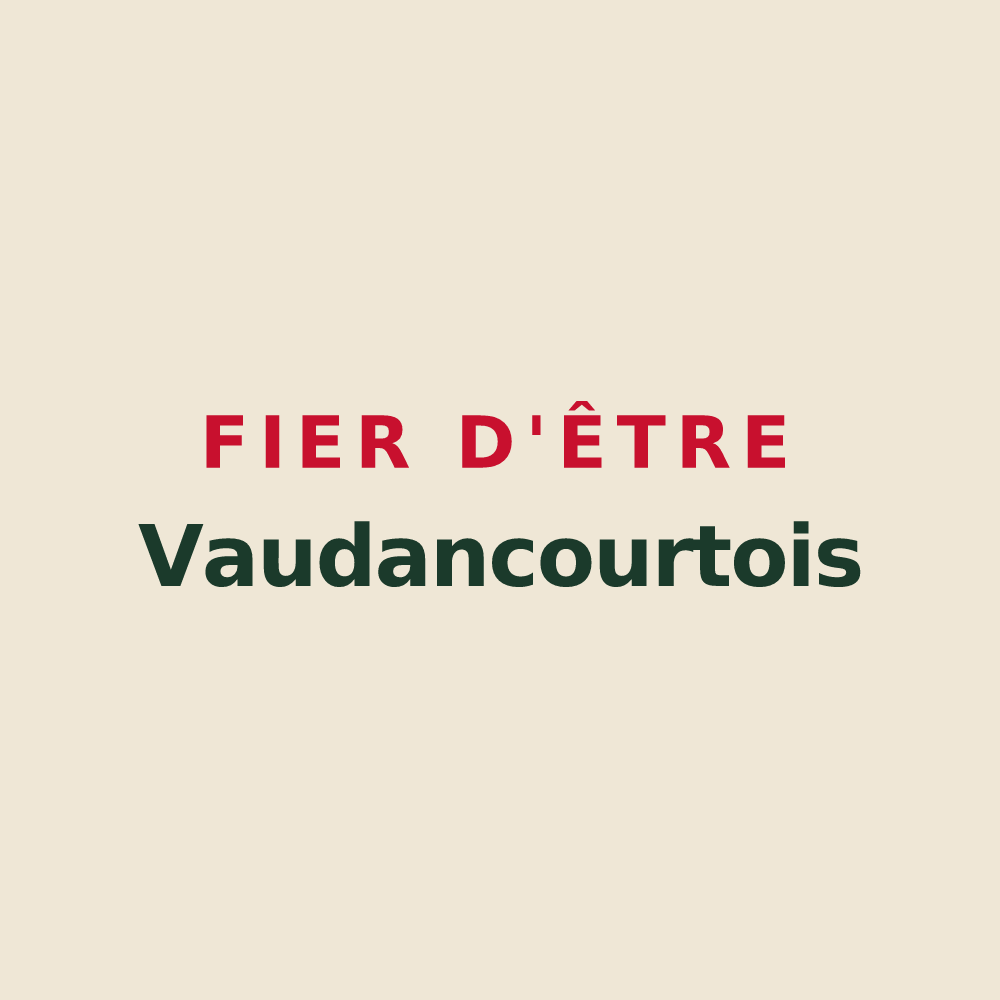 Tote bag « Fier d'être Vaudancourtois » — design pour Vaudancourt