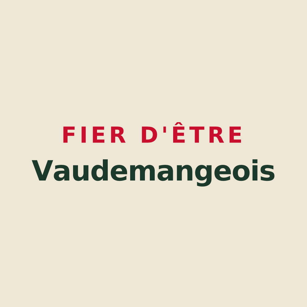 Tote bag « Fier d'être Vaudemangeois » — design pour Vaudemange