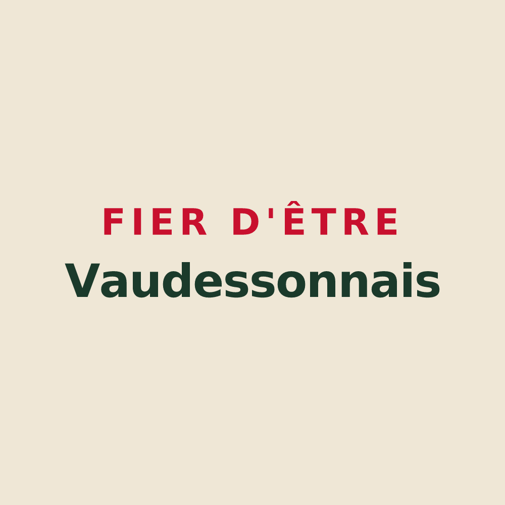 Tote bag « Fier d'être Vaudessonnais » — design pour Vaudesson