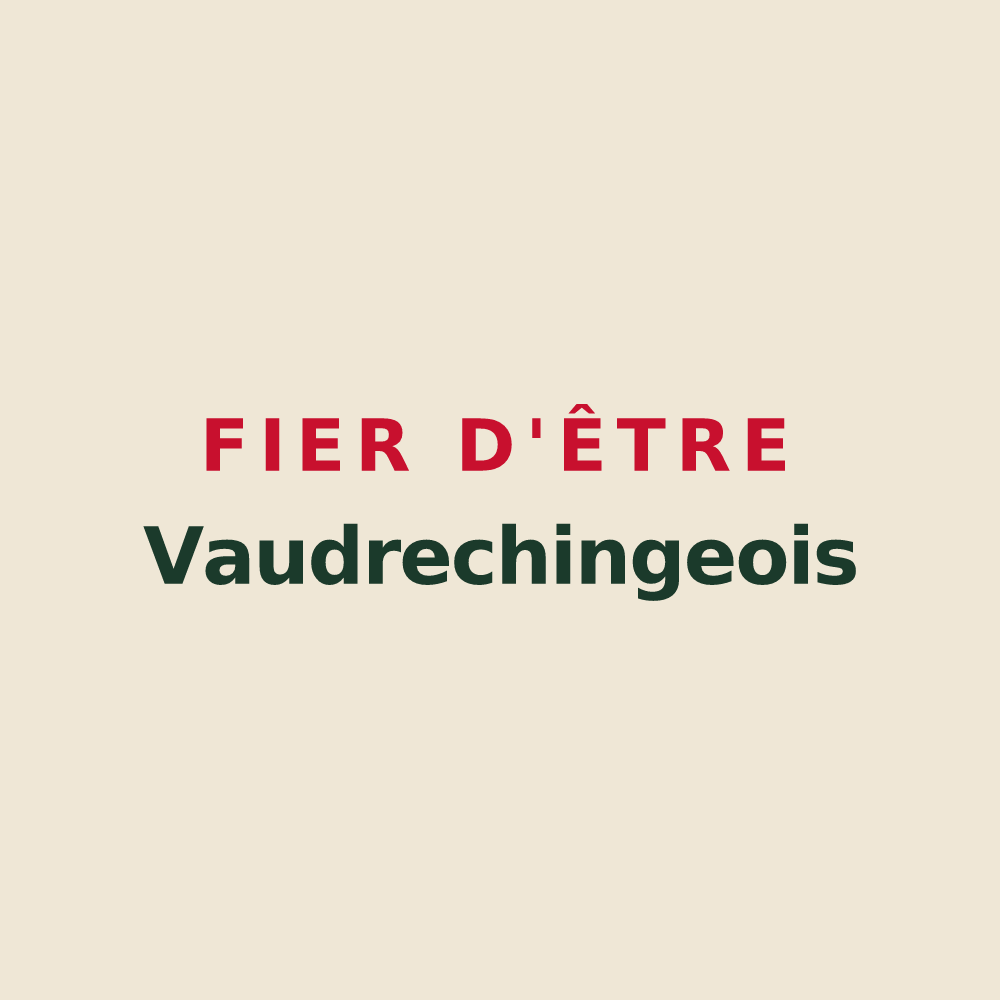 Tote bag « Fier d'être Vaudrechingeois » — design pour Vaudreching