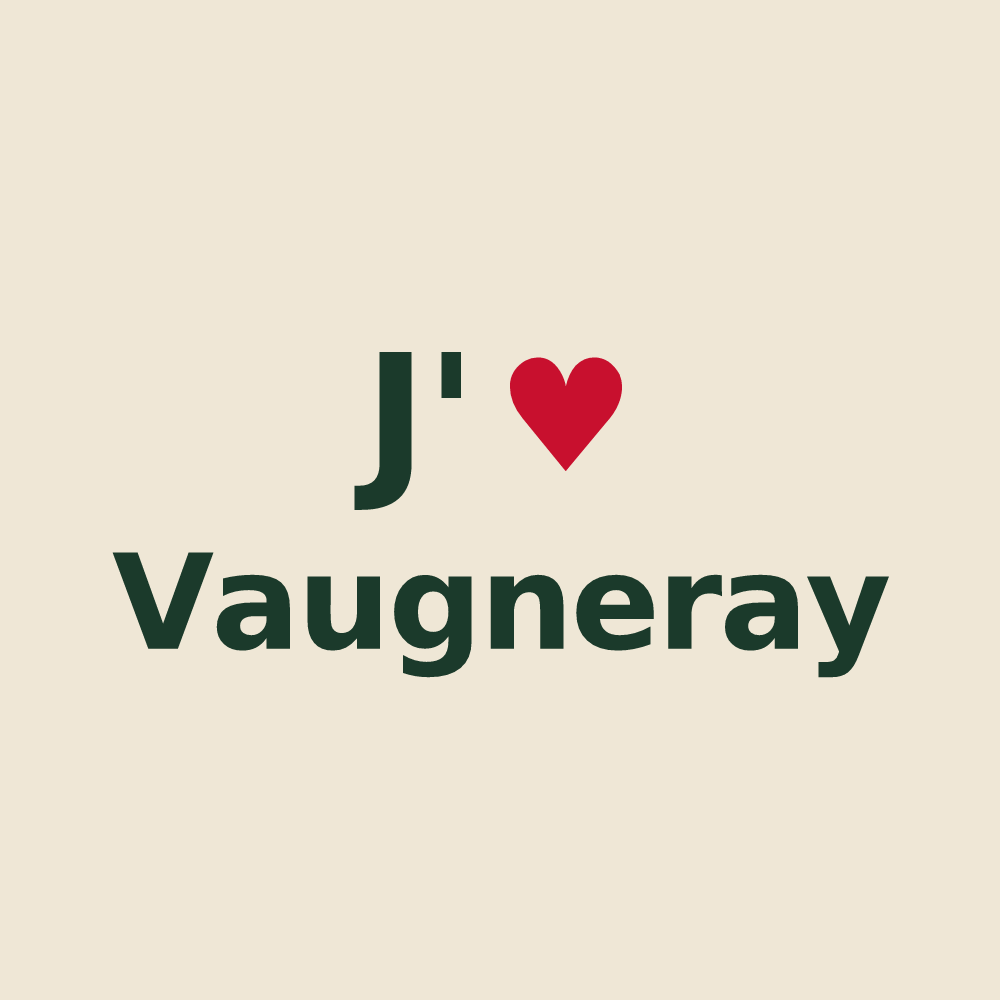 Tote bag personnalisé Vaugneray — design J'aime Vaugneray