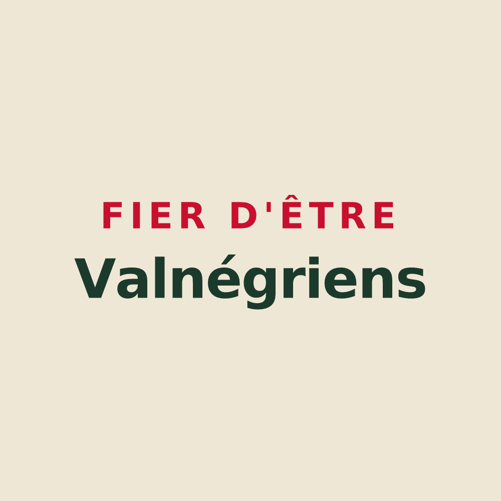 Tote bag « Fier d'être Valnégriens » — design pour Vaugneray