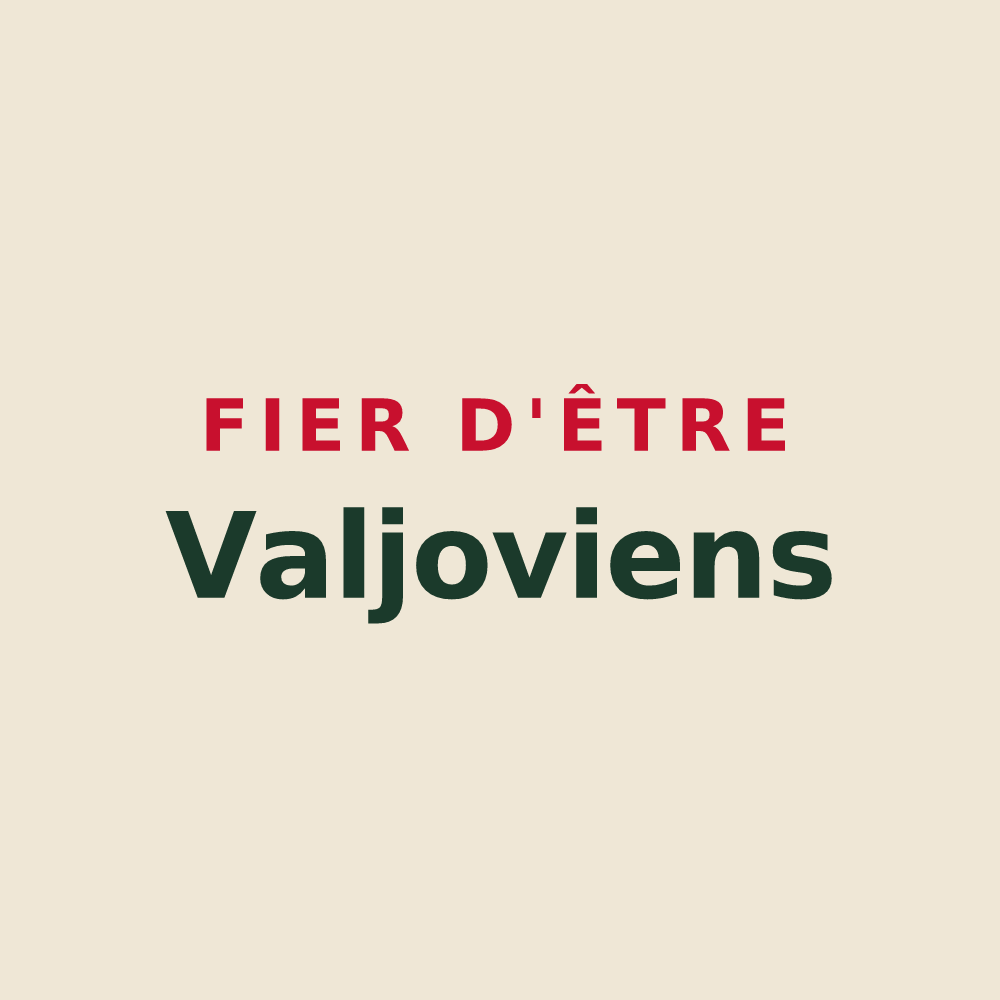 Tote bag « Fier d'être Valjoviens » — design pour Vaujours