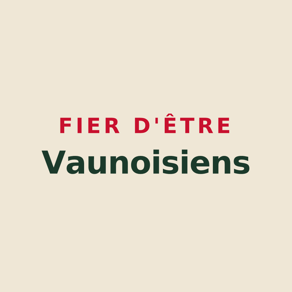 Tote bag « Fier d'être Vaunoisiens » — design pour Vaunoise