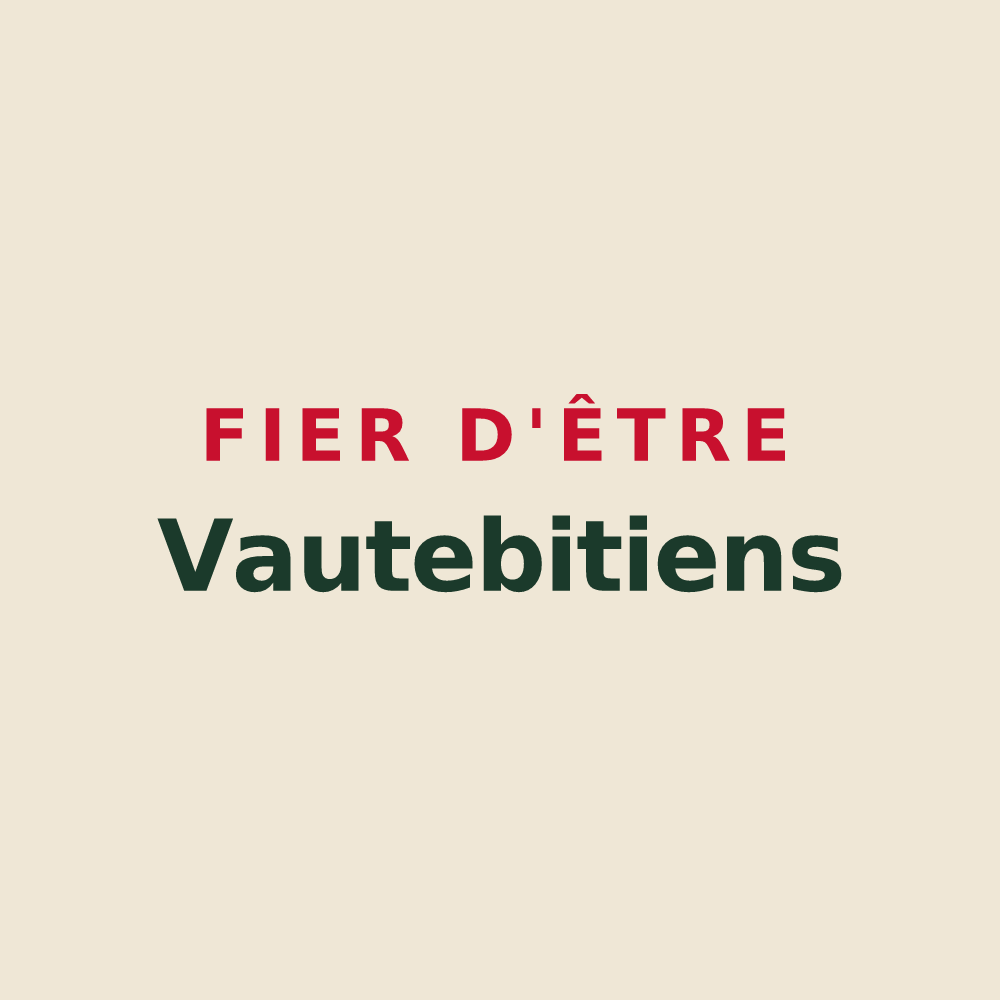 Tote bag « Fier d'être Vautebitiens » — design pour Vautebis