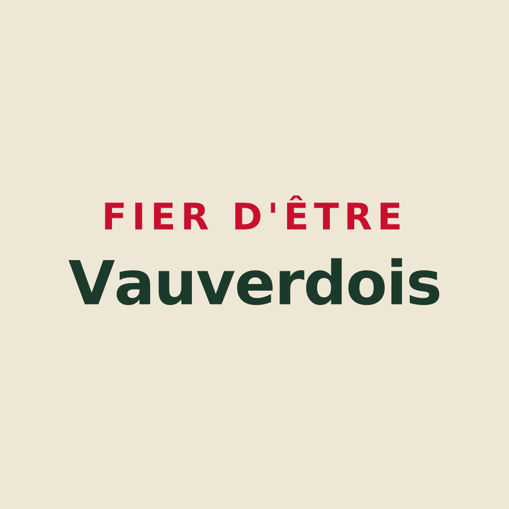 Tote bag « Fier d'être Vauverdois » — design pour Vauvert