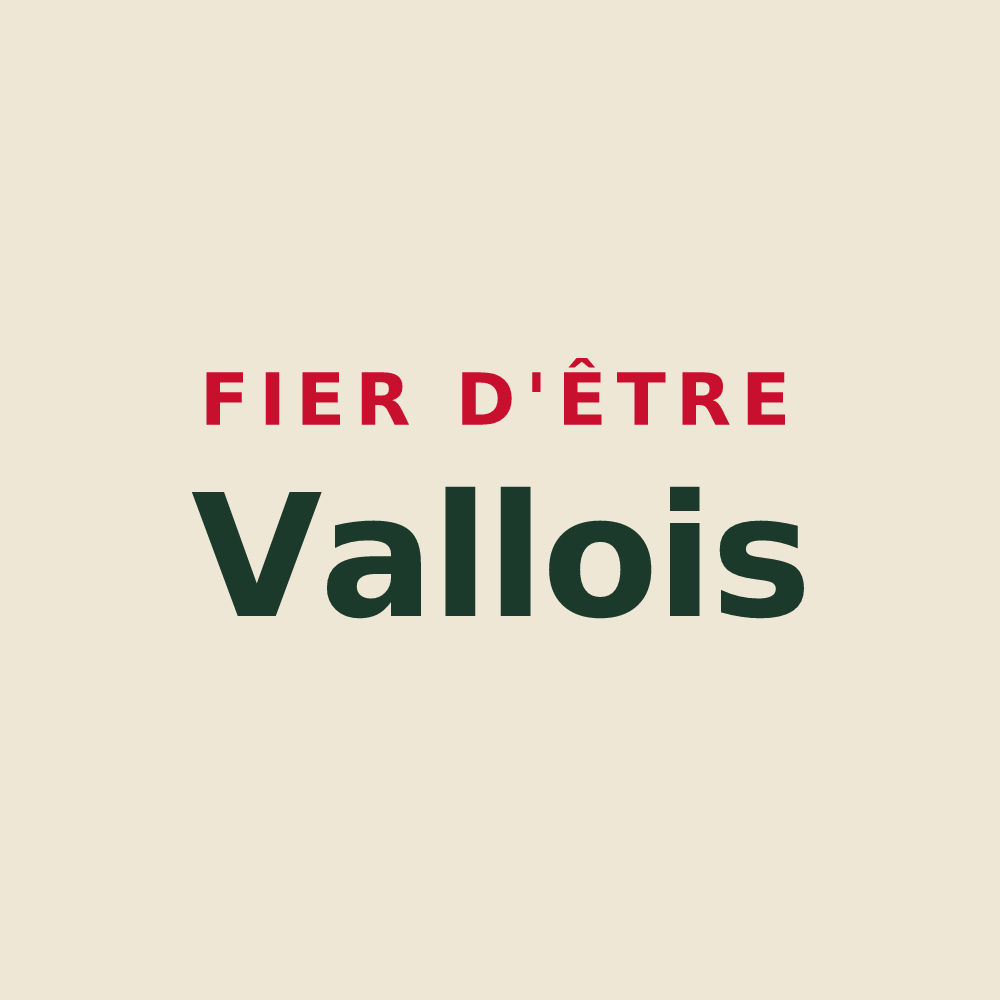 Tote bag « Fier d'être Vallois » — design pour Vaux