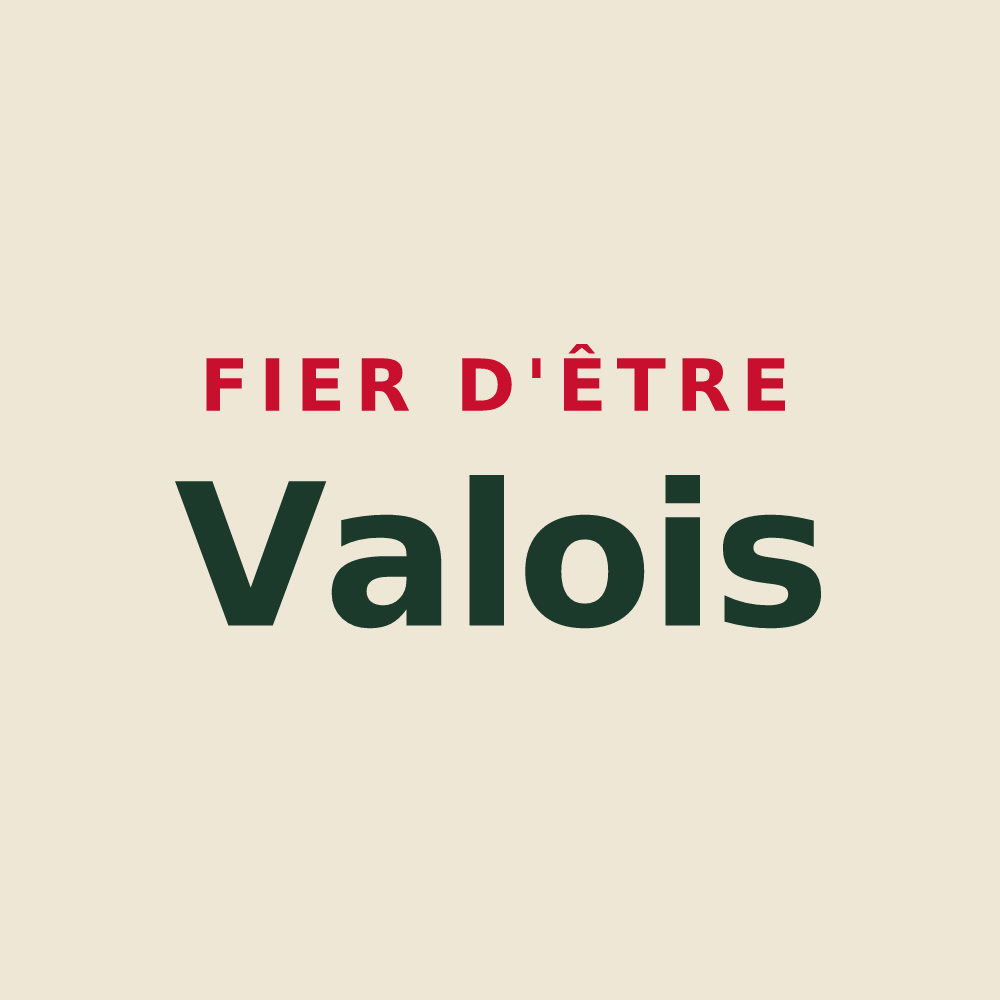 Tote bag « Fier d'être Valois » — design pour Vaux