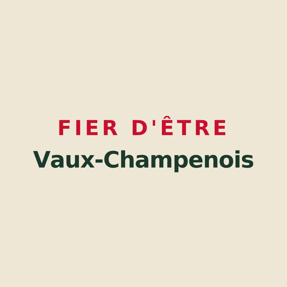 Tote bag « Fier d'être Vaux-Champenois » — design pour Vaux-Champagne