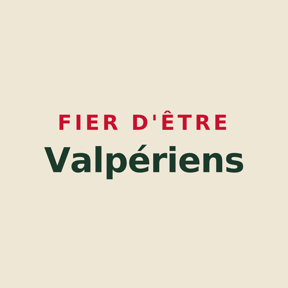Tote bag « Fier d'être Valpériens » — design pour Vaux-sur-Blaise